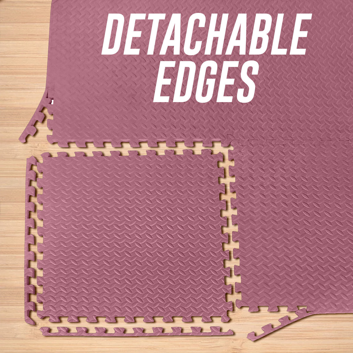EVA Interlocking Soft Foam Gym Flooring Mats - Yoga Tiles, 25mm, 60x60cm