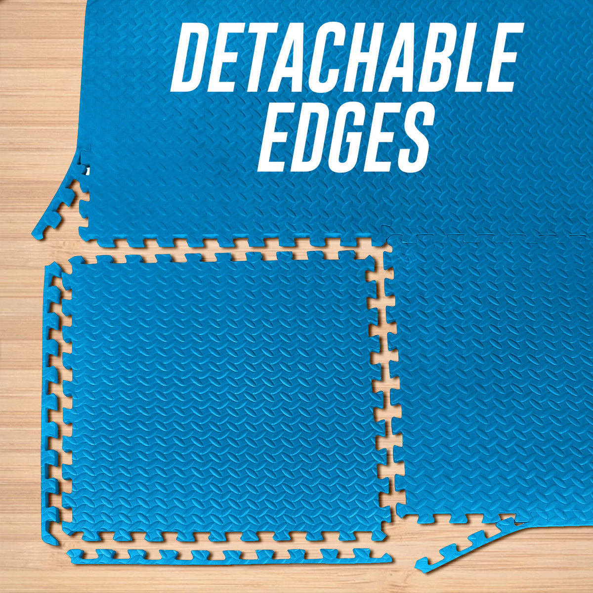 EVA Interlocking Soft Foam Gym Flooring Mats - Yoga Tiles, 25mm, 60x60cm