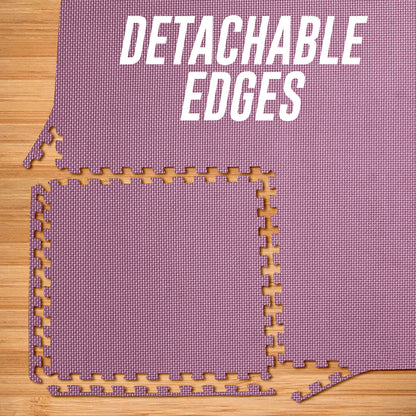 EVA Interlocking Soft Foam Gym Flooring Mats - Yoga Tiles, 25mm, 60x60cm