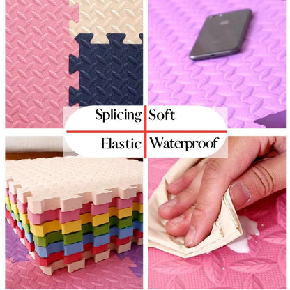 EVA Interlocking Soft Foam Gym Flooring Mats - Yoga Tiles, 25mm, 60x60cm