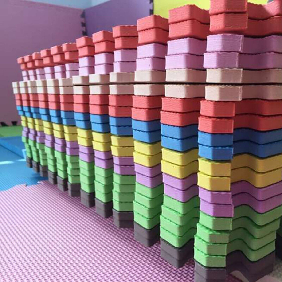 EVA Interlocking Soft Foam Gym Flooring Mats - Yoga Tiles, 25mm, 60x60cm