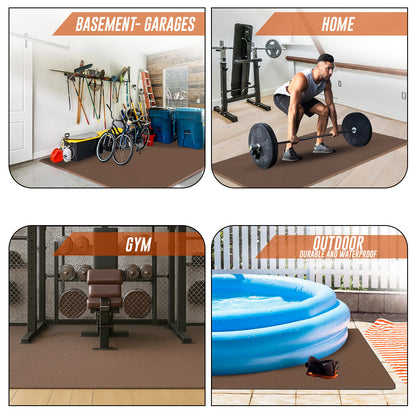 EVA Interlocking Soft Foam Gym Flooring Mats - Yoga Tiles, 25mm, 60x60cm