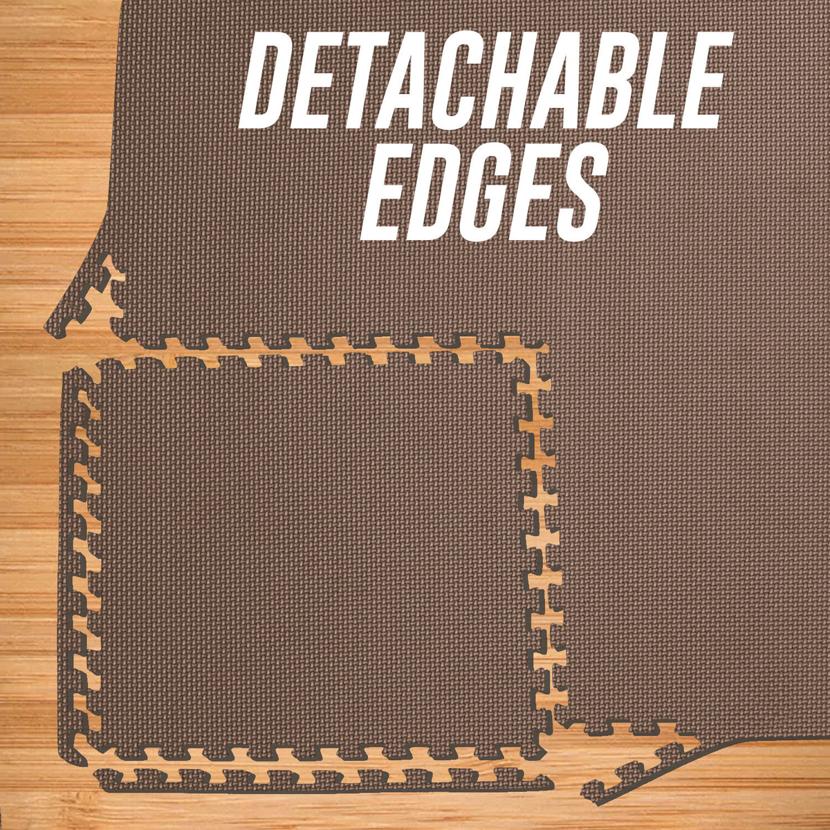EVA Interlocking Soft Foam Gym Flooring Mats - Yoga Tiles, 25mm, 60x60cm