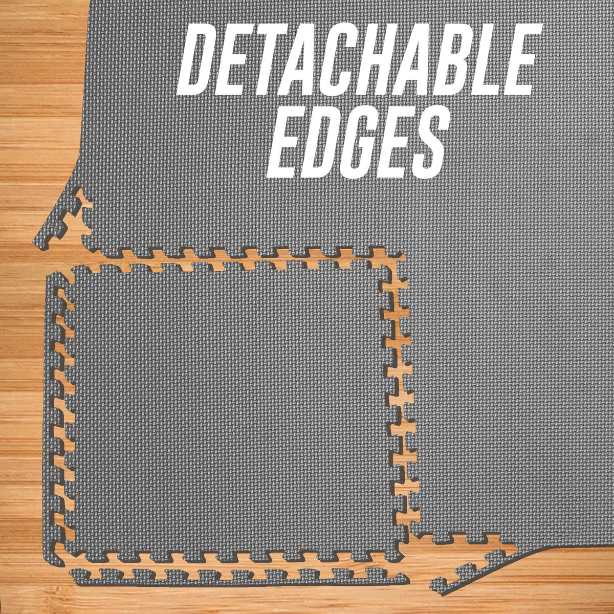 EVA Interlocking Soft Foam Gym Flooring Mats - Yoga Tiles, 25mm, 60x60cm