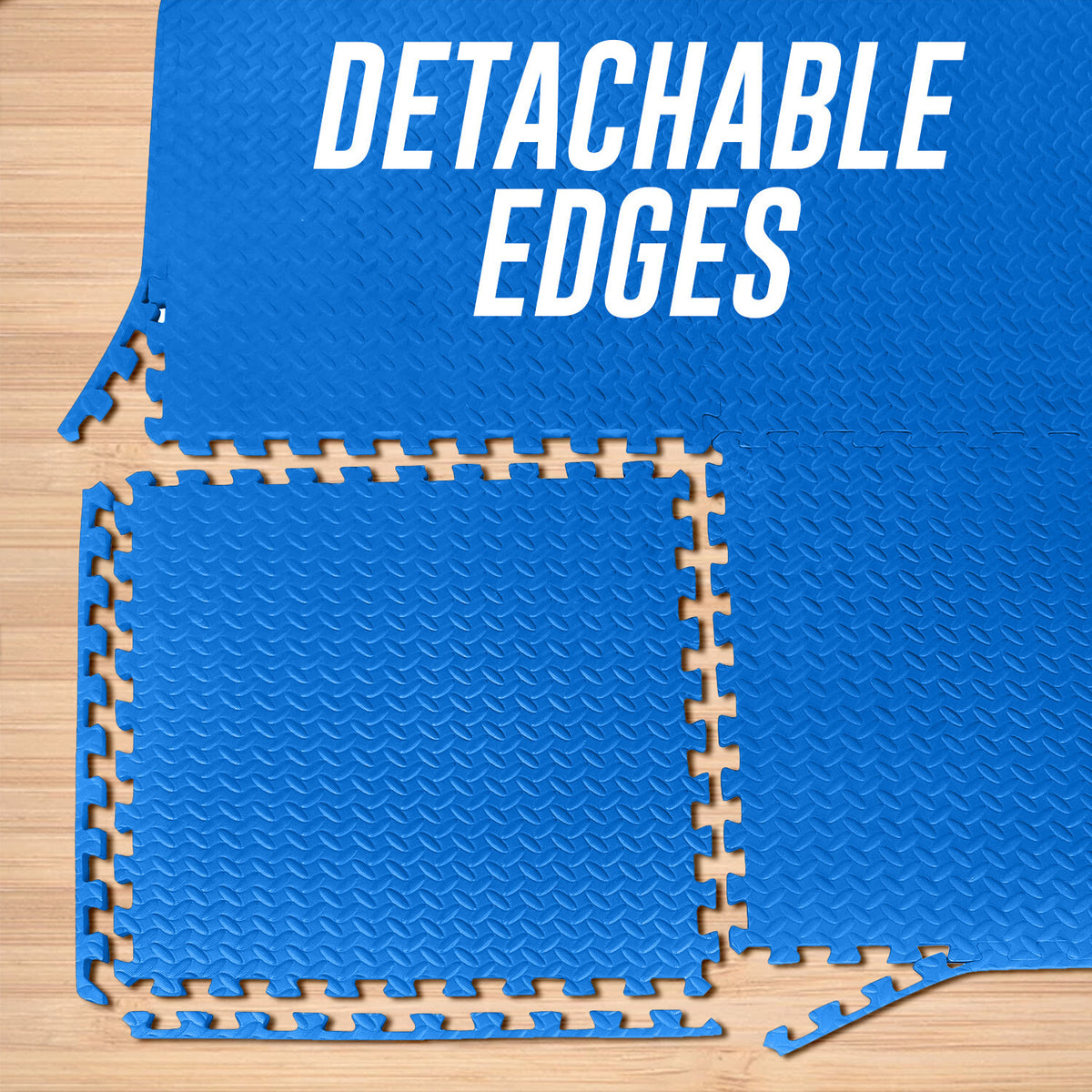 EVA Interlocking Soft Foam Gym Flooring Mats - Yoga Tiles, 25mm, 60x60cm