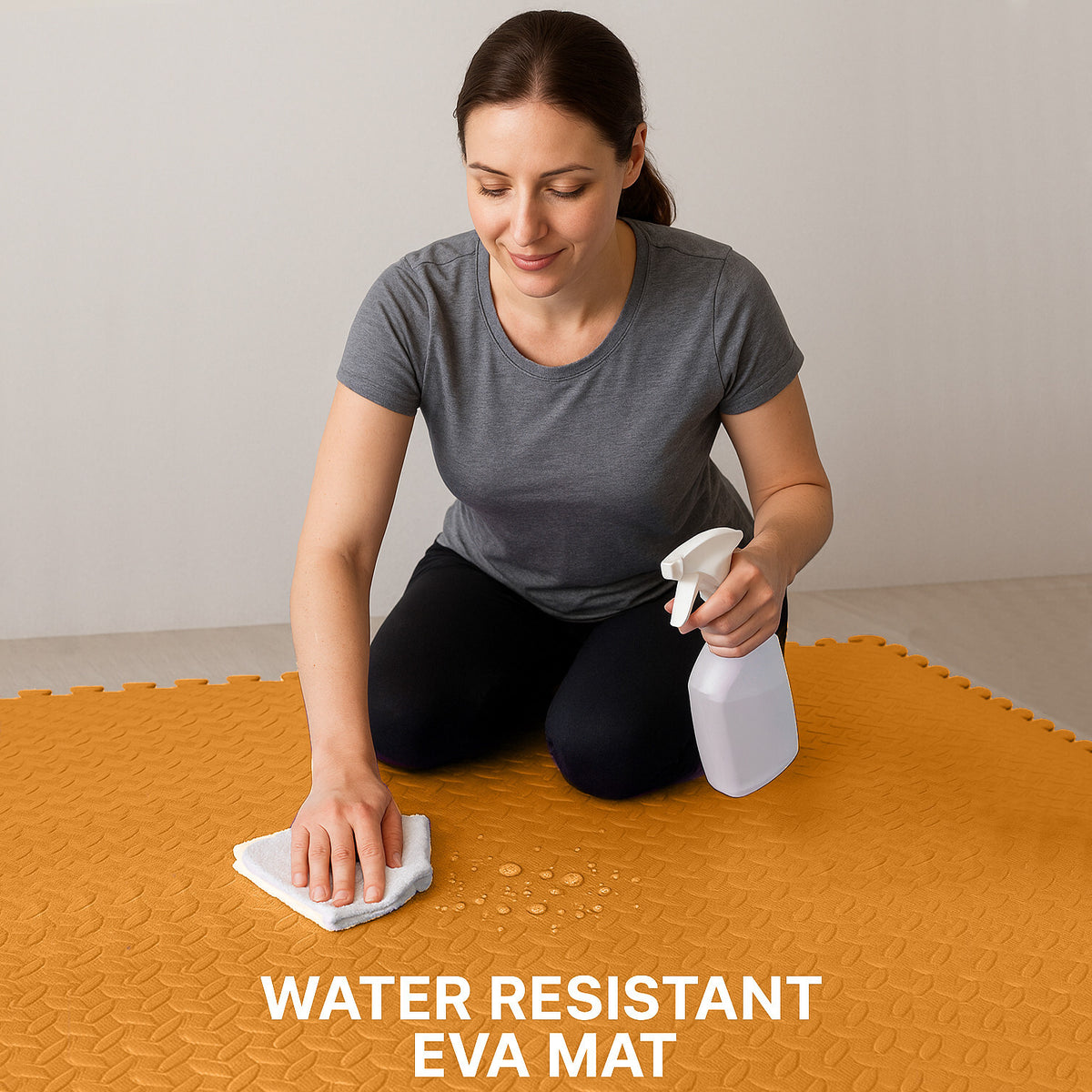 EVA Interlocking Soft Foam Gym Flooring Mats - Yoga Tiles, 25mm, 60x60cm