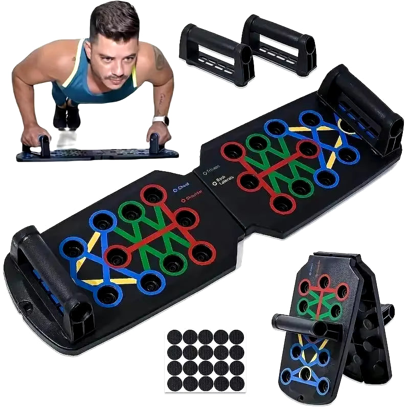 Revolutionary Portable Push-Up Board with Ergonomic Handles - Your Ultimate Fitness Companion for Total Upper Body Transformation