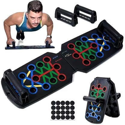 Revolutionary Portable Push-Up Board with Ergonomic Handles - Your Ultimate Fitness Companion for Total Upper Body Transformation