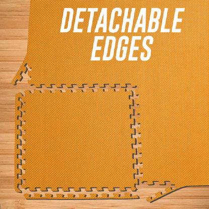 EVA Interlocking Soft Foam Gym Flooring Mats - Yoga Tiles, 25mm, 60x60cm