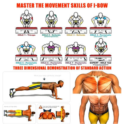 Revolutionary Portable Push-Up Board with Ergonomic Handles - Your Ultimate Fitness Companion for Total Upper Body Transformation