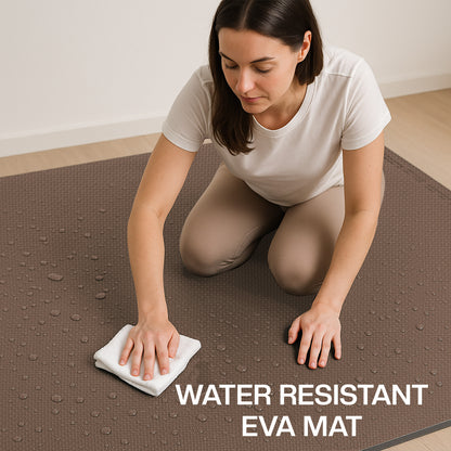 EVA Interlocking Soft Foam Gym Flooring Mats - Yoga Tiles, 25mm, 60x60cm